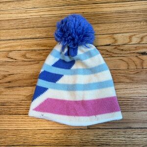 Vintage Herman’s 100% Wool Beanie Pom Pom Ski Hat Retro